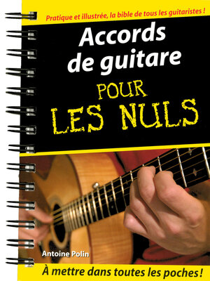 cover image of Accords de guitare Pour les Nuls